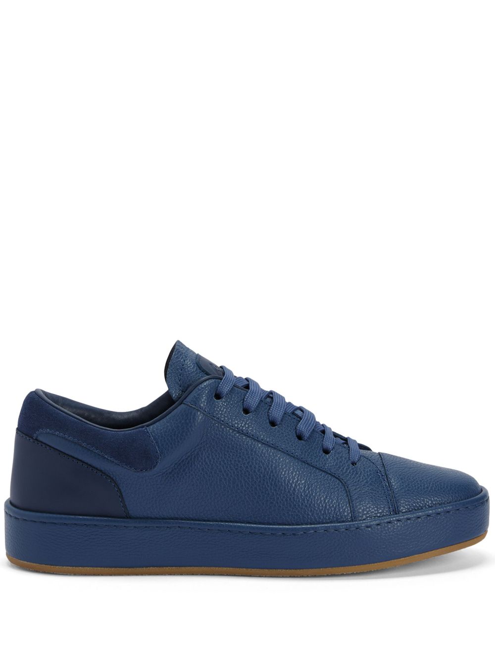 Giuseppe Zanotti GZ-City 皮质运动鞋 - 蓝色