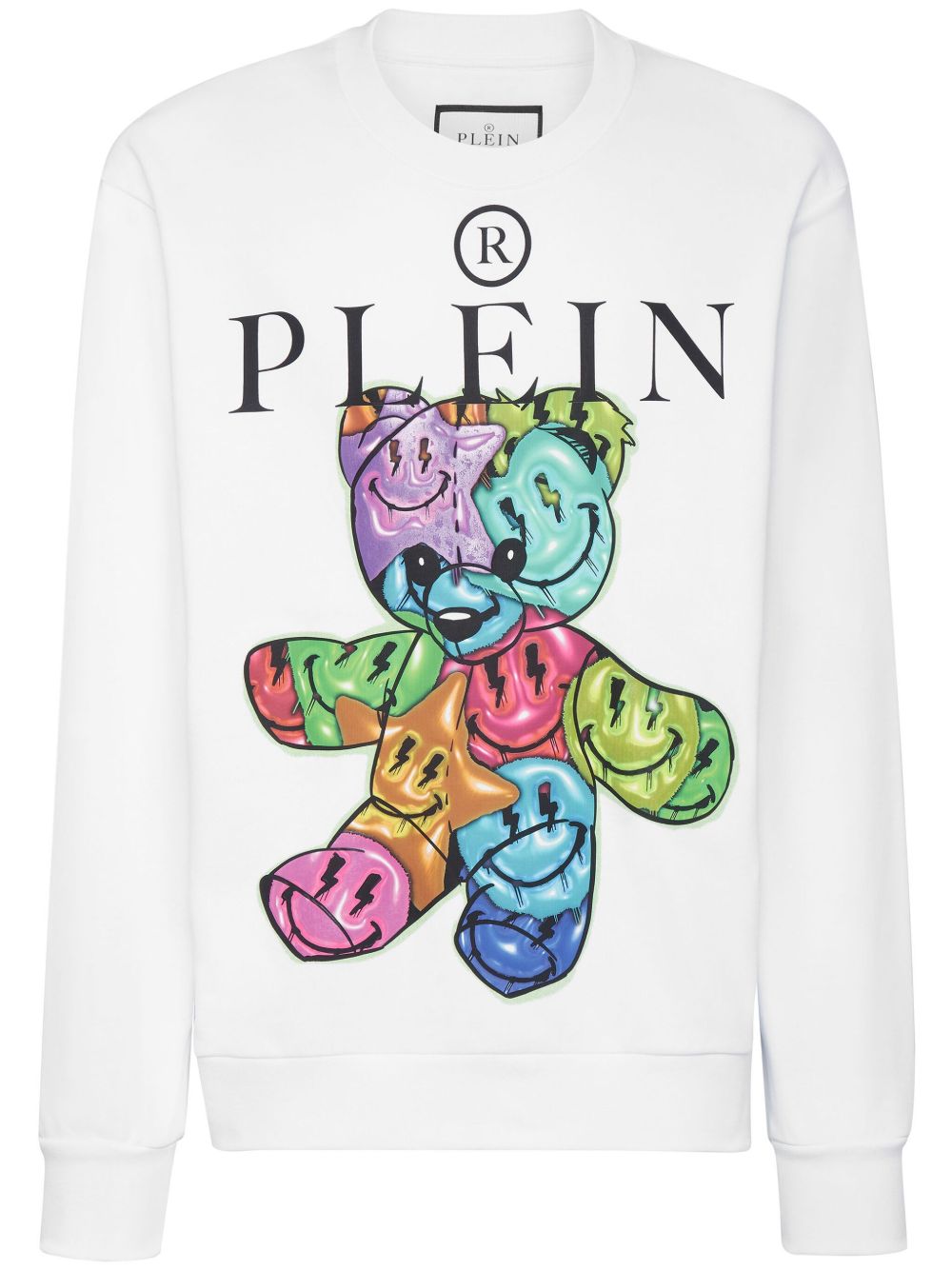 Philipp Plein Teddy Bear 棉卫衣 - 白色