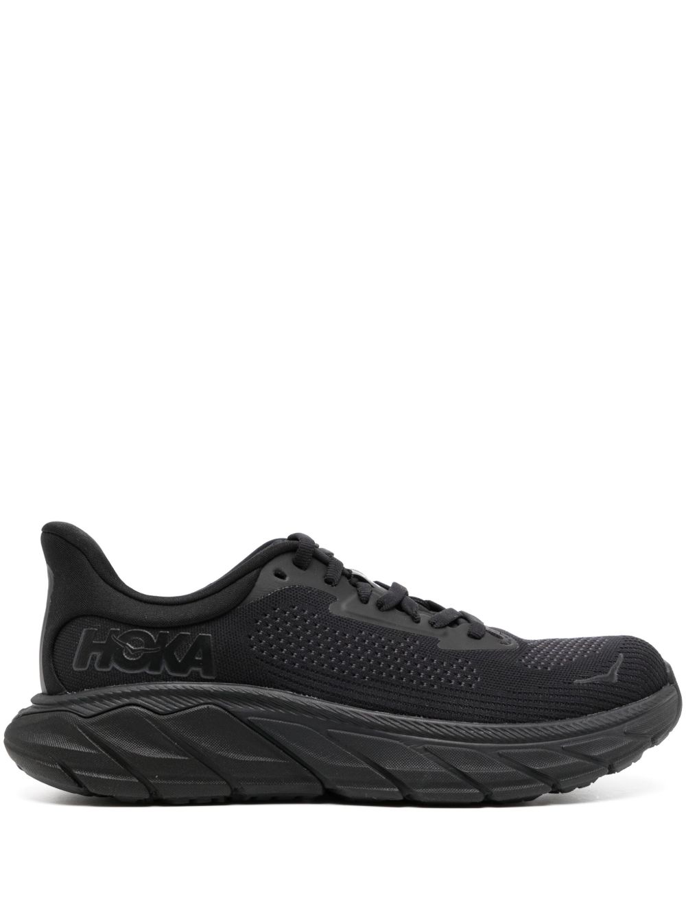 HOKA Arahi 7 针织厚底运动鞋 - 黑色