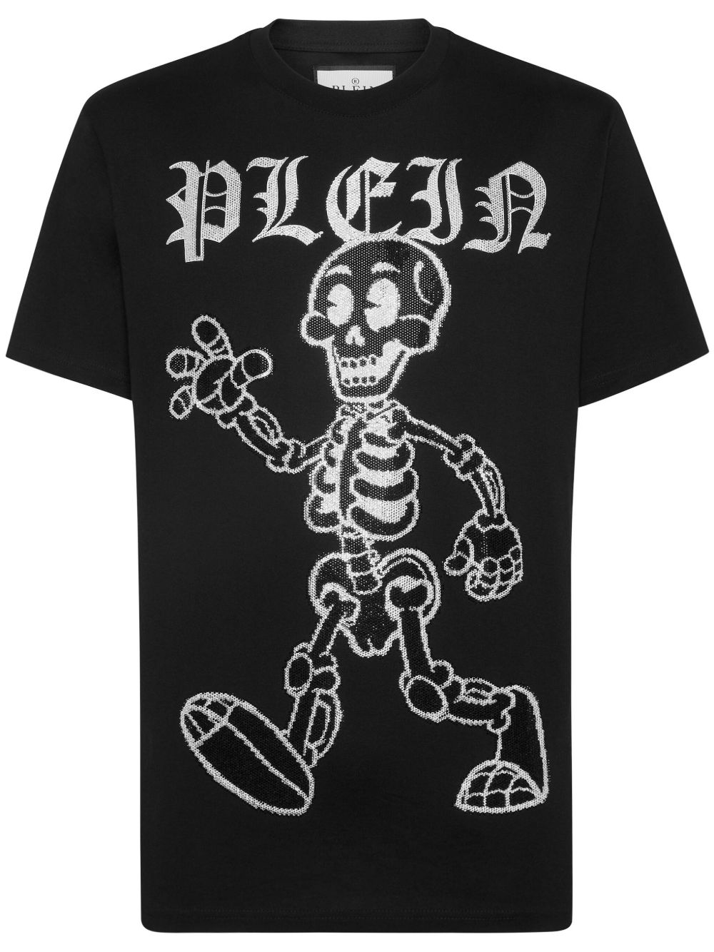 Philipp Plein Skeleton 铆钉T恤 - 黑色