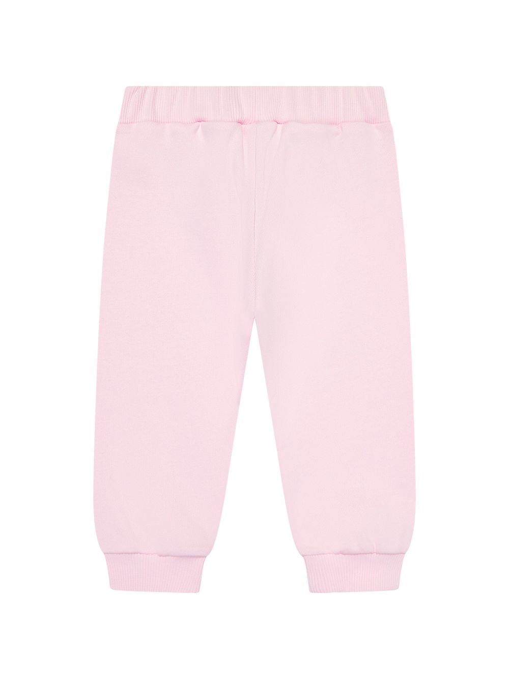 Balmain Kids logo刺绣长裤 - 粉色