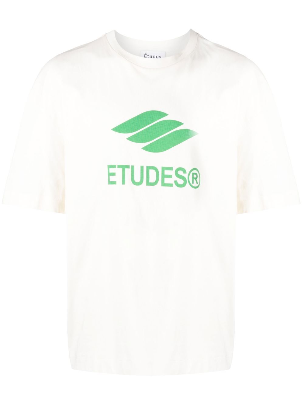 Etudes logo印花T恤 - 中性色