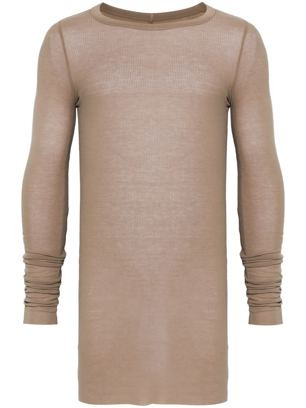 Rick Owens 罗纹T恤 - 中性色
