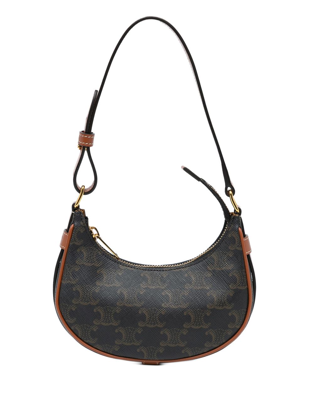 Céline Pre-Owned Triomphe Ava 迷你单肩包（2022年典藏款） - 褐色