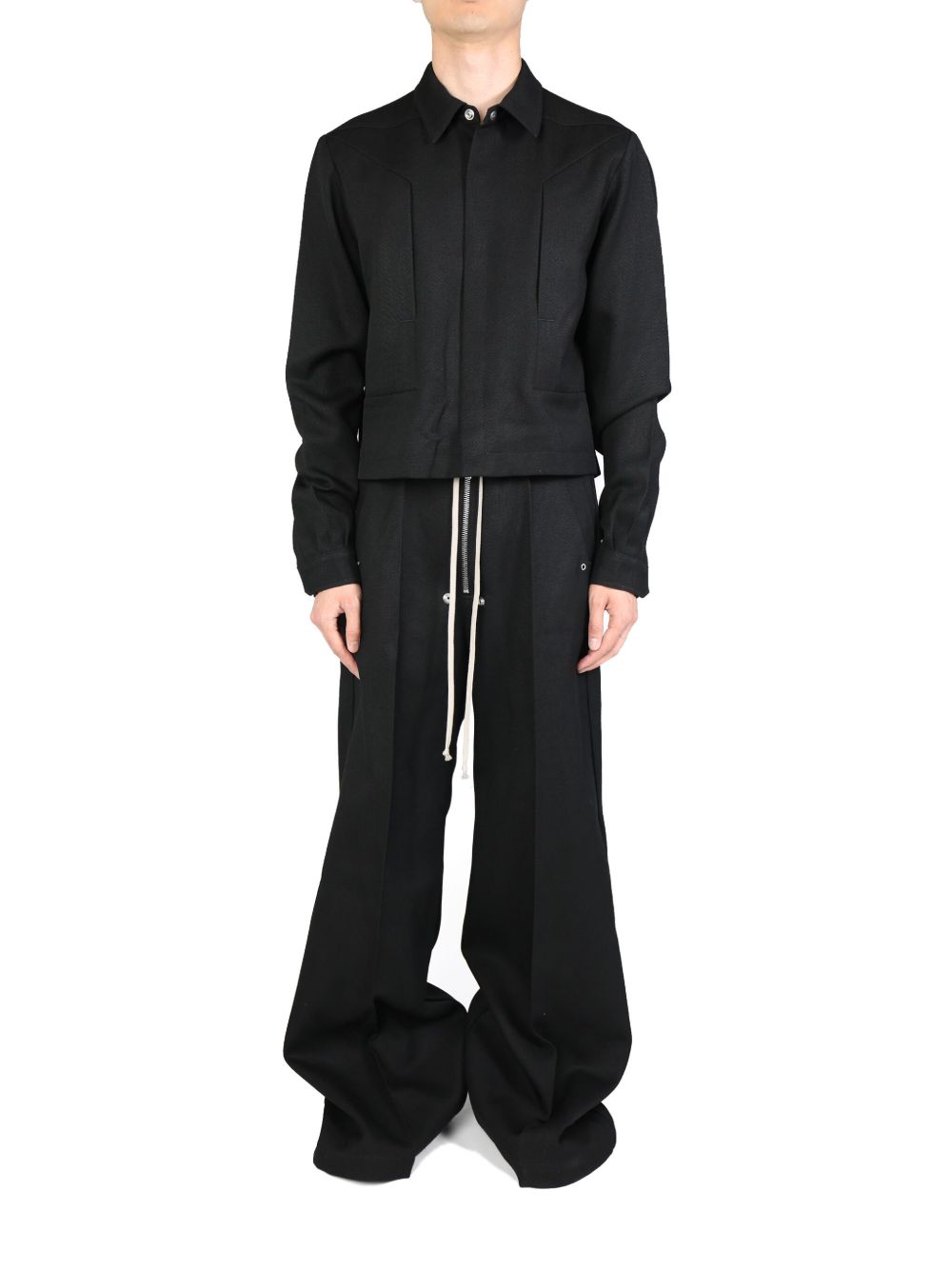 Rick Owens cotton shirt - 黑色