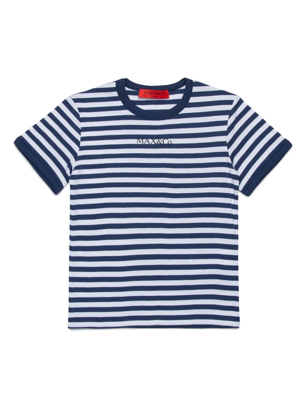 MAX&Co. Kids 条纹T恤 - 蓝色