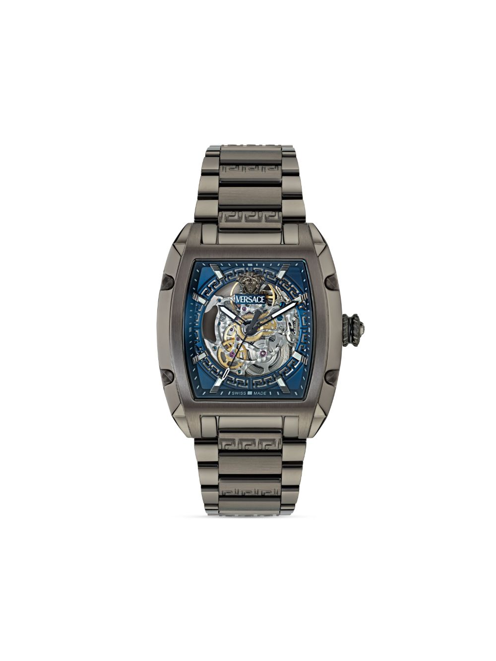 Versace Dominus Skeleton 42毫米腕表 - 蓝色
