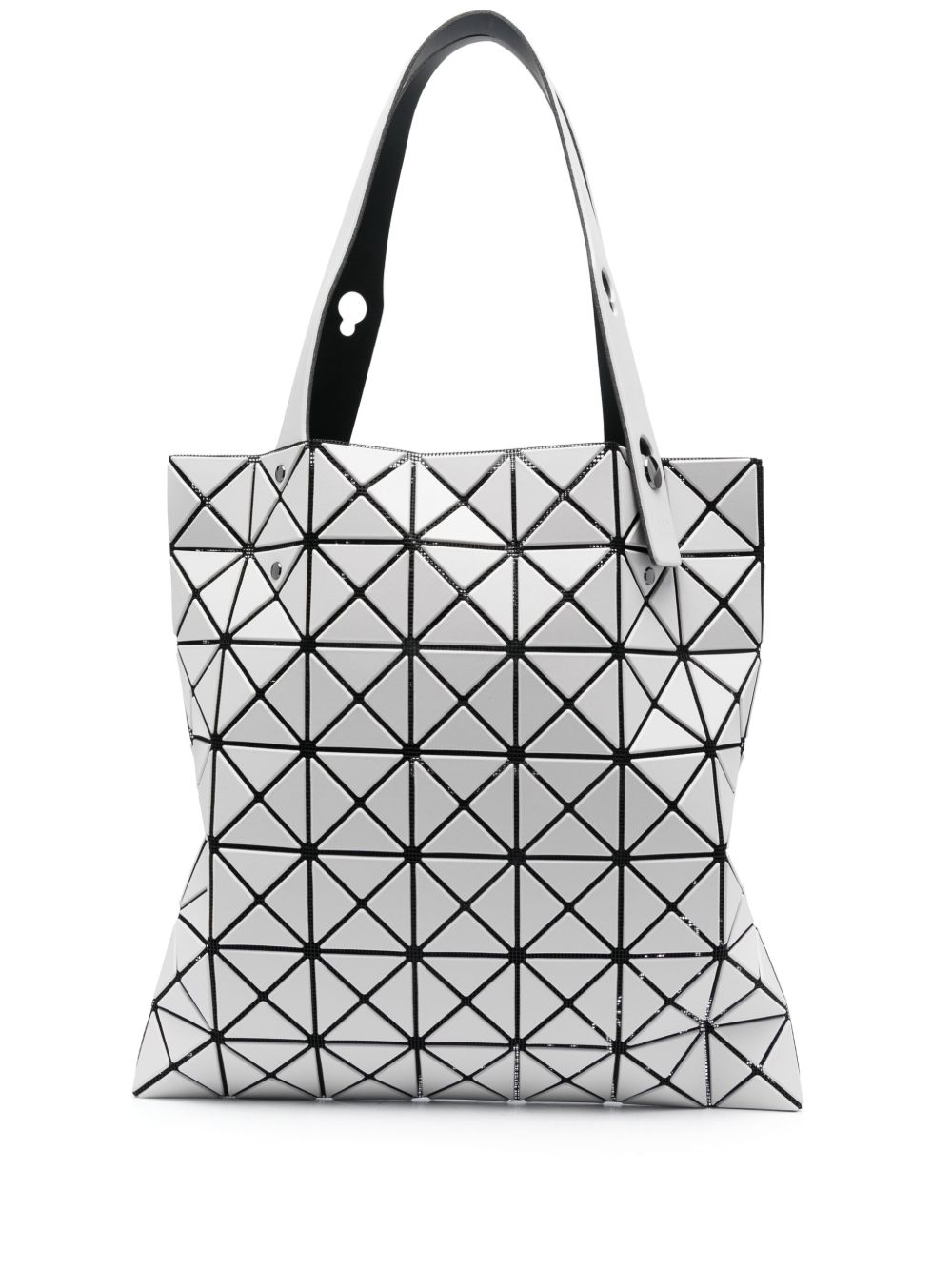 Bao Bao Issey Miyake Lucent 几何形拼接手提包 - 白色