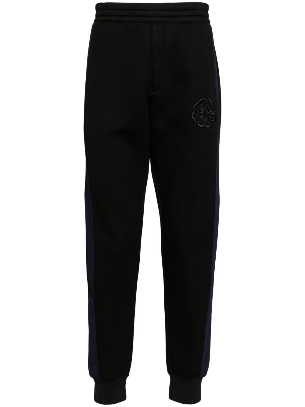 Alexander McQueen logo运动裤 - 黑色