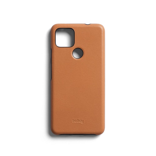 Bellroy Leather Case for Google Pixel 5a Slim Phone Cover Toffee