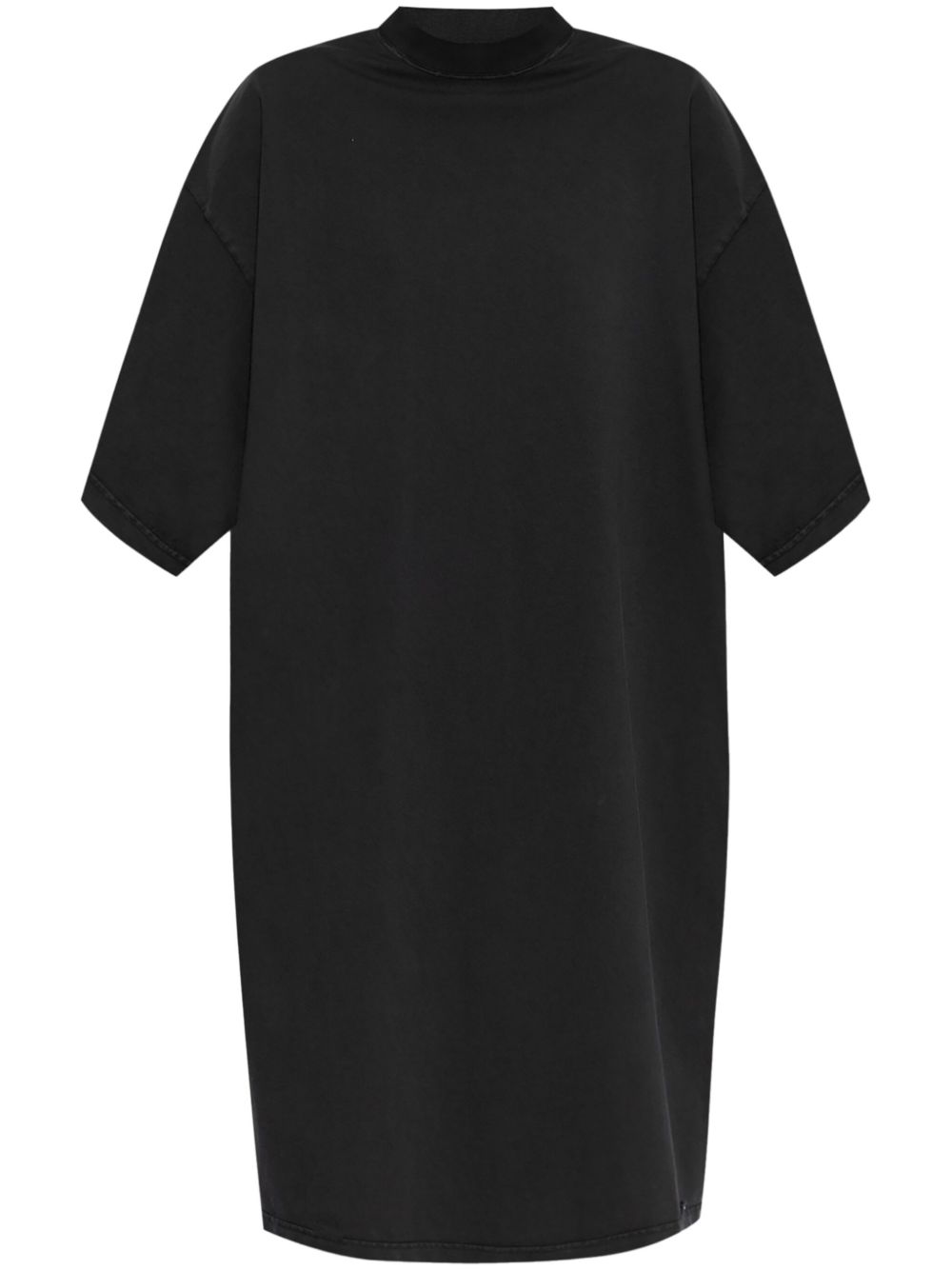 Balenciaga logo-print T-shirt dress - 黑色