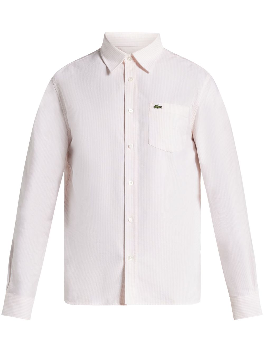 Lacoste 经典棉衬衫 - 粉色
