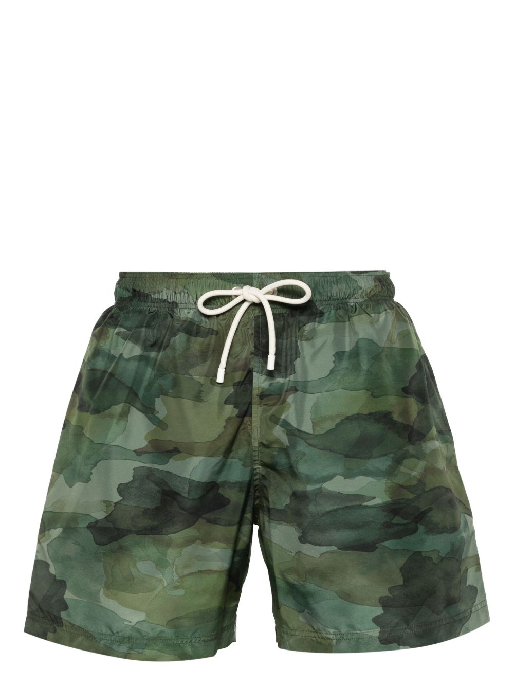 Palm Angels Seasonal Camo 印花泳裤 - 绿色