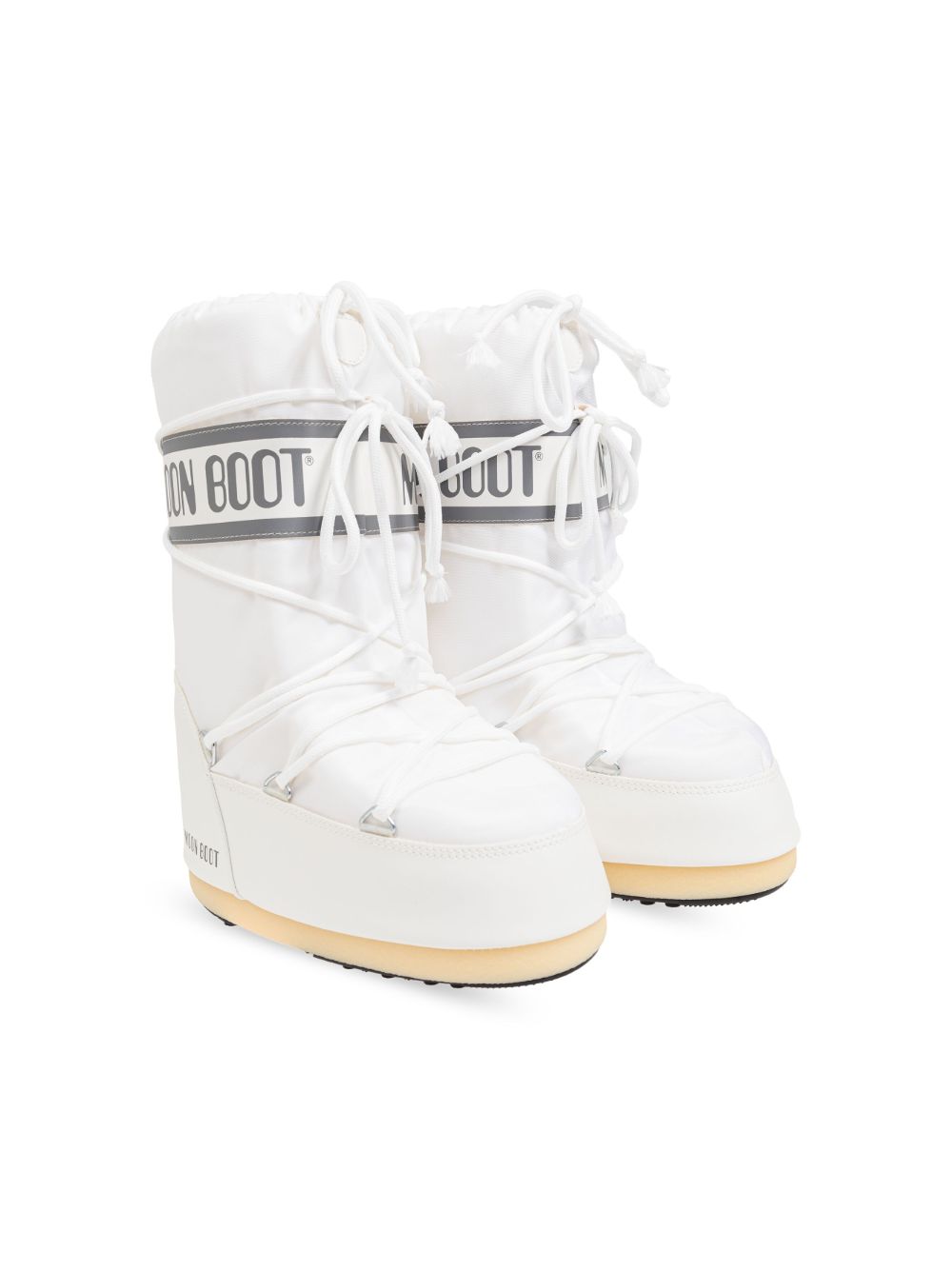 Moon Boot Kids Icon 中筒靴 - 白色