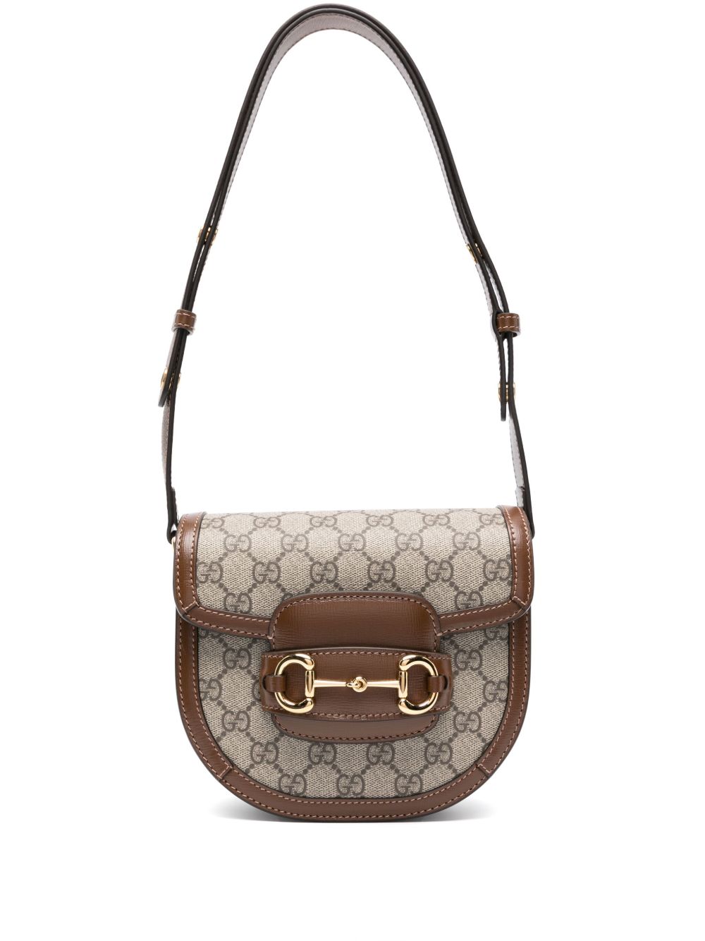 Gucci Horsebit 1955 系列迷你单肩包 - 中性色