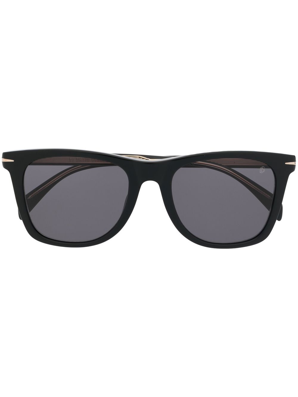 Eyewear by David Beckham 方框太阳眼镜 - 黑色
