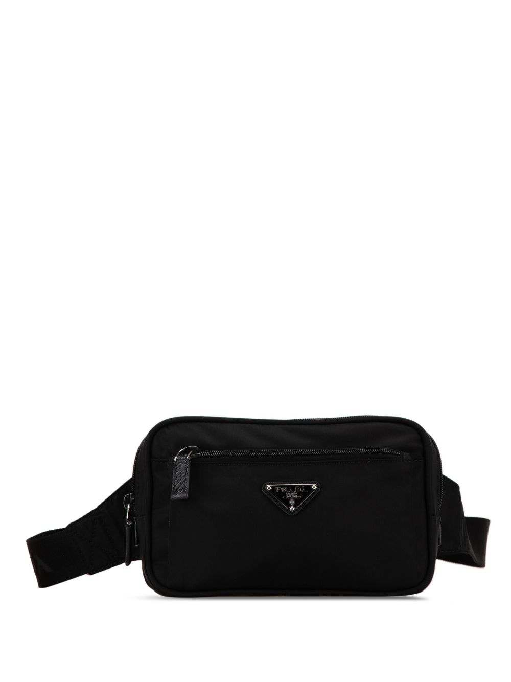 Prada Pre-Owned Tessuto 腰包（2013-2023年典藏款） - 黑色