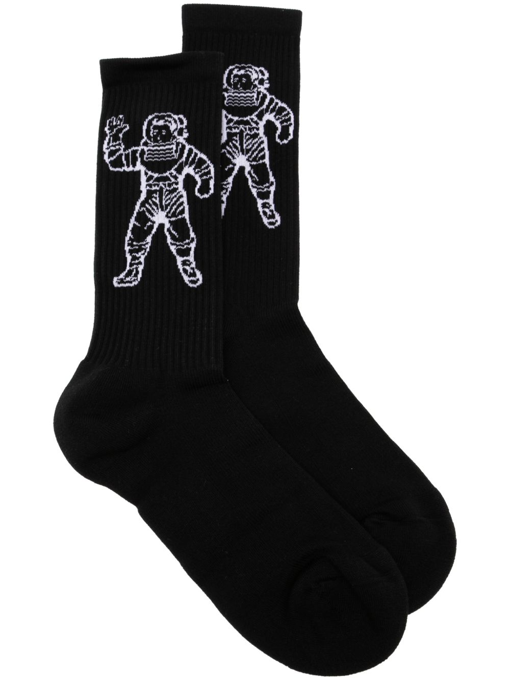 Billionaire Boys Club logo嵌花针织袜 - 黑色