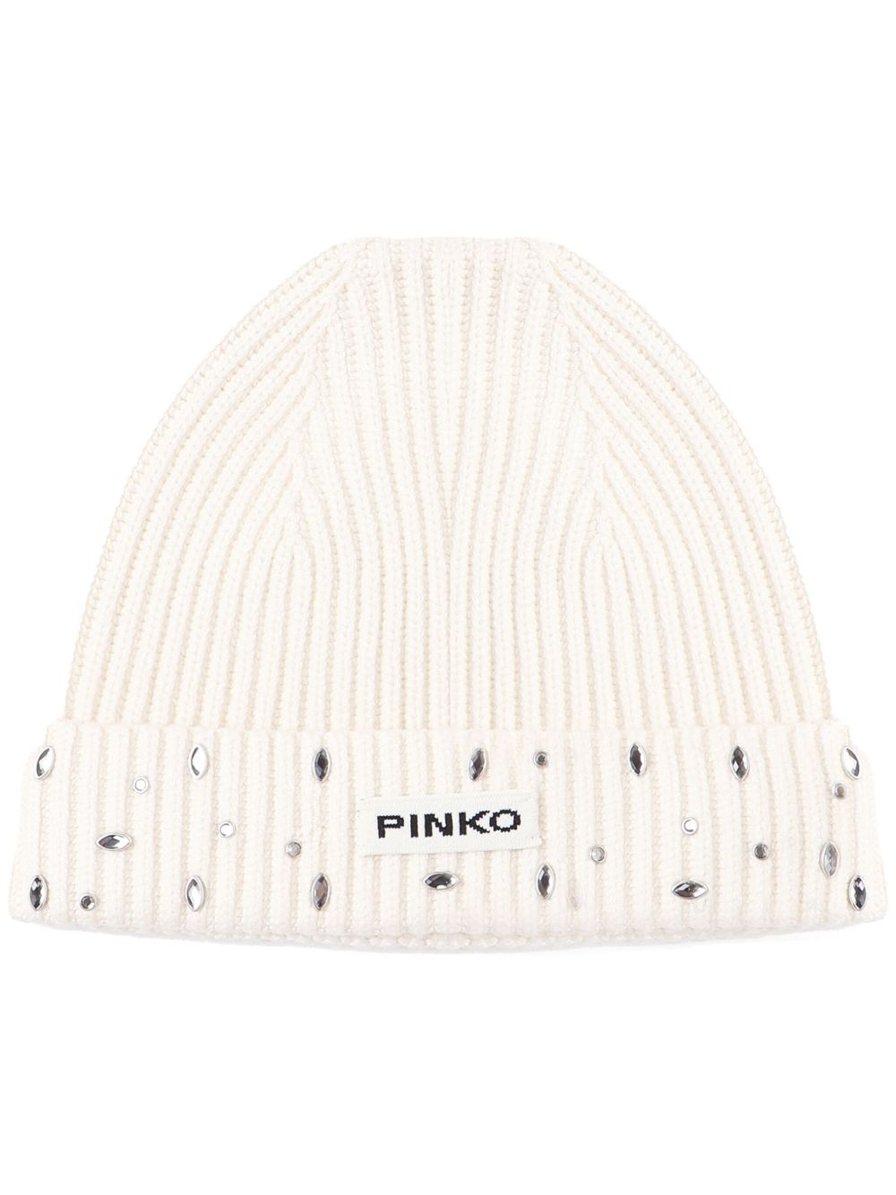 PINKO 标贴套头帽 - 白色