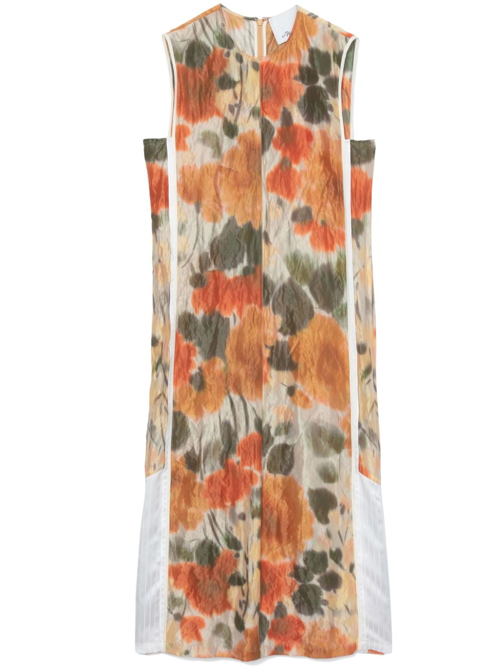 3.1 Phillip Lim Marigold 抽象图案印花连衣裙 - 中性色