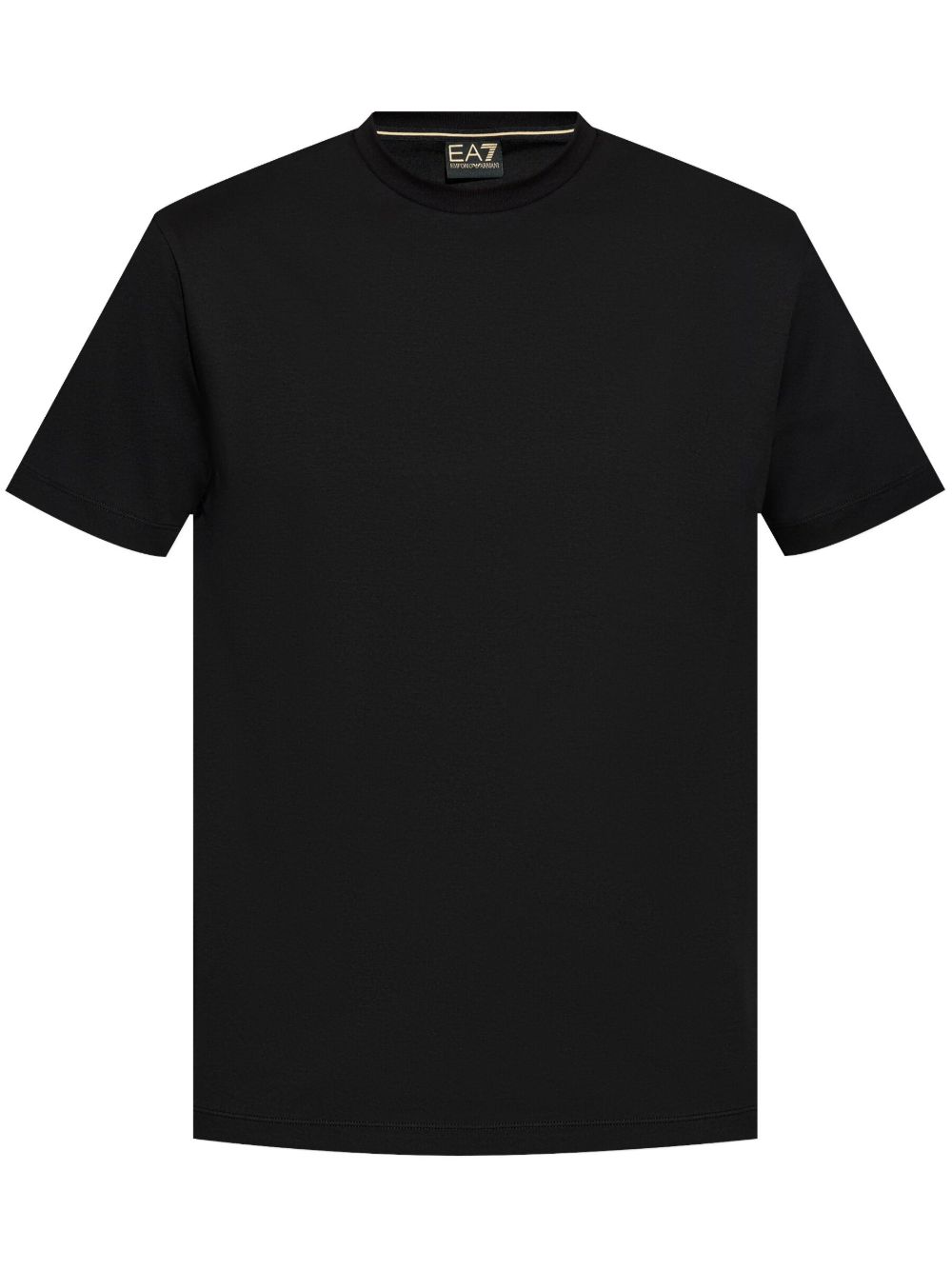 Ea7 Emporio Armani 棉T恤 - 黑色