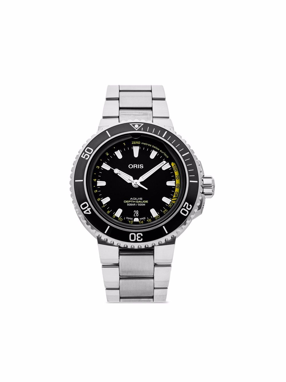 Oris Aquis Depth Gauge 45.80毫米腕表（2021年典藏款） - 黑色