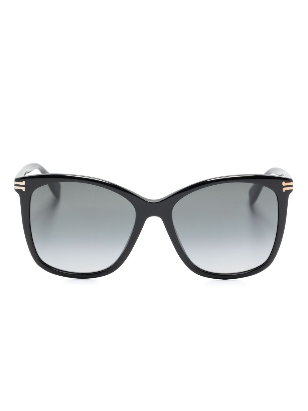 Marc Jacobs Eyewear 1106/S 几何镜框太阳眼镜 - 黑色