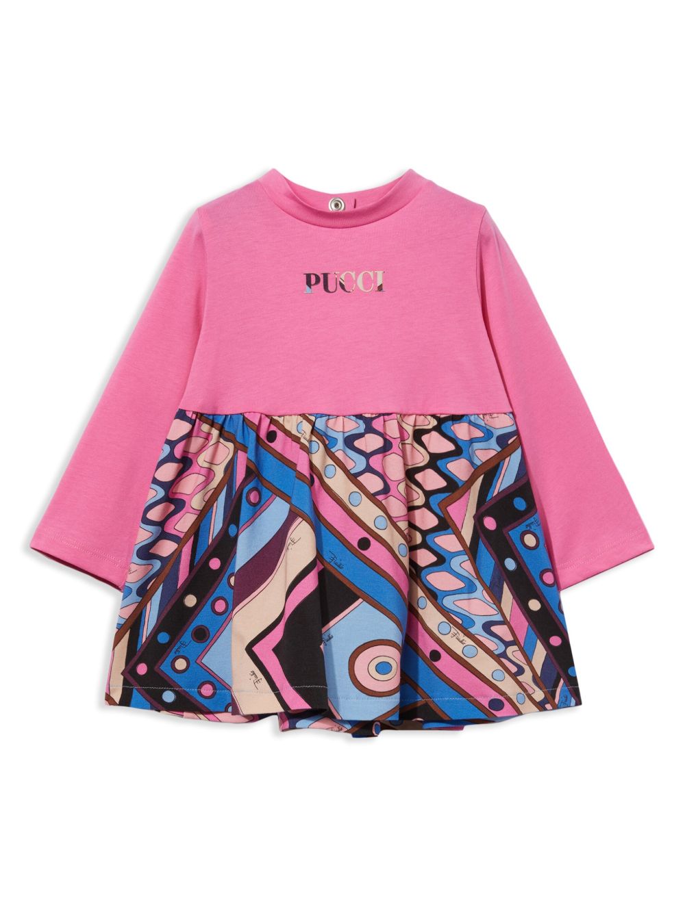 PUCCI Junior Vivara 印花连衣裙 - 粉色