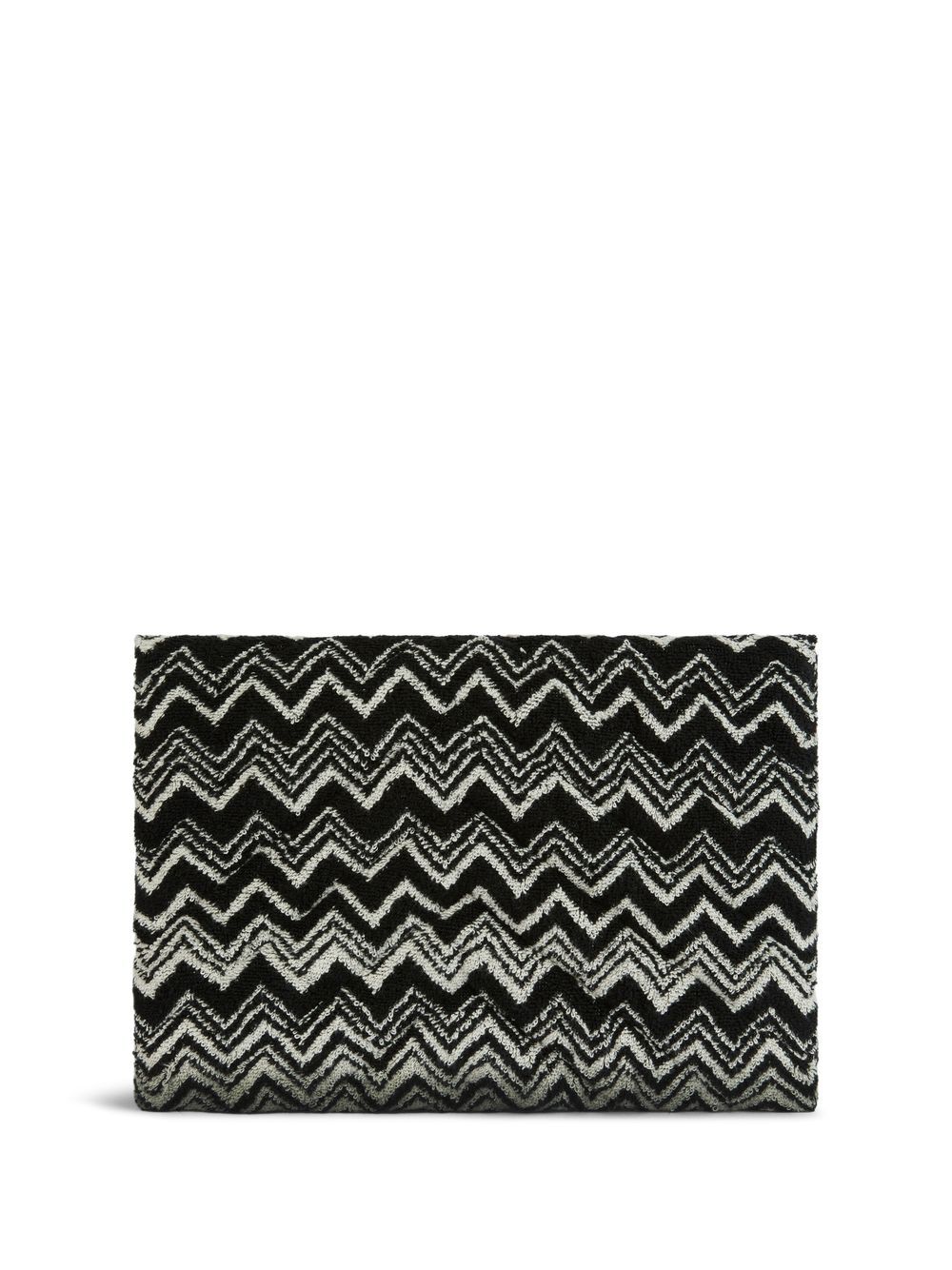 Missoni Home Keith Z字形图案印花公文包 - 黑色