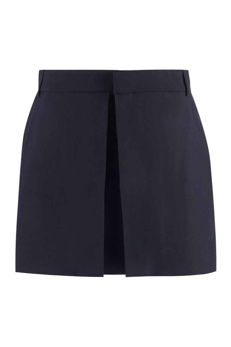 AMI Paris Wool Mini Skirt
