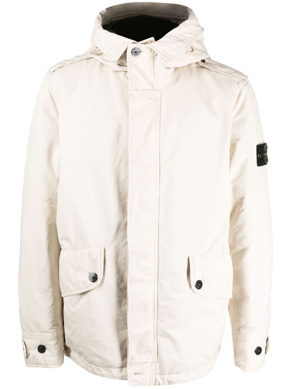 Stone Island David TC 罗盘标贴夹克 - 中性色