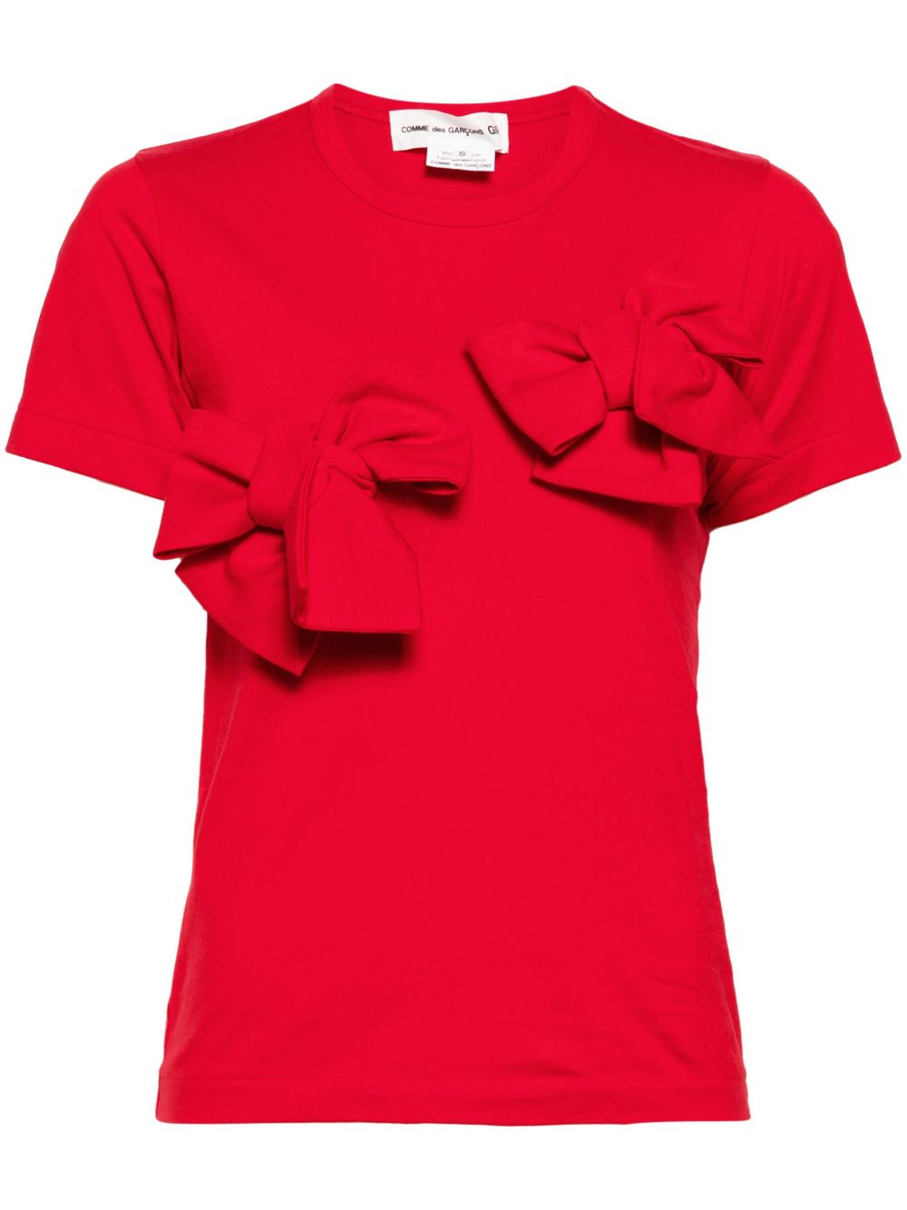 Comme Des Garçons Girl 经典棉T恤 - 红色