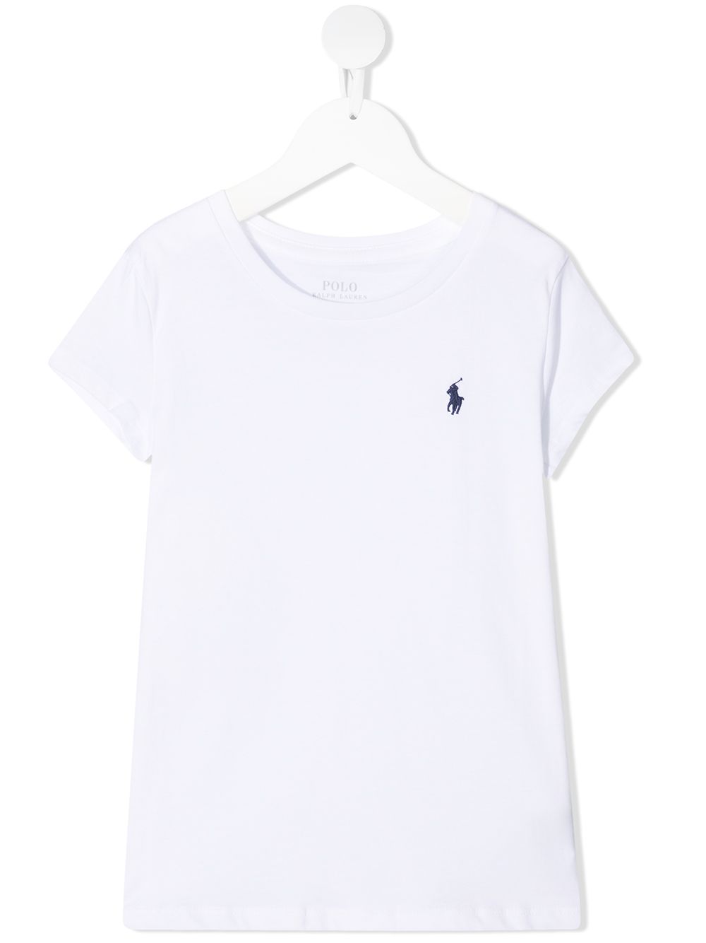 POLO RALPH LAUREN KIDS logo刺绣T恤 - 白色
