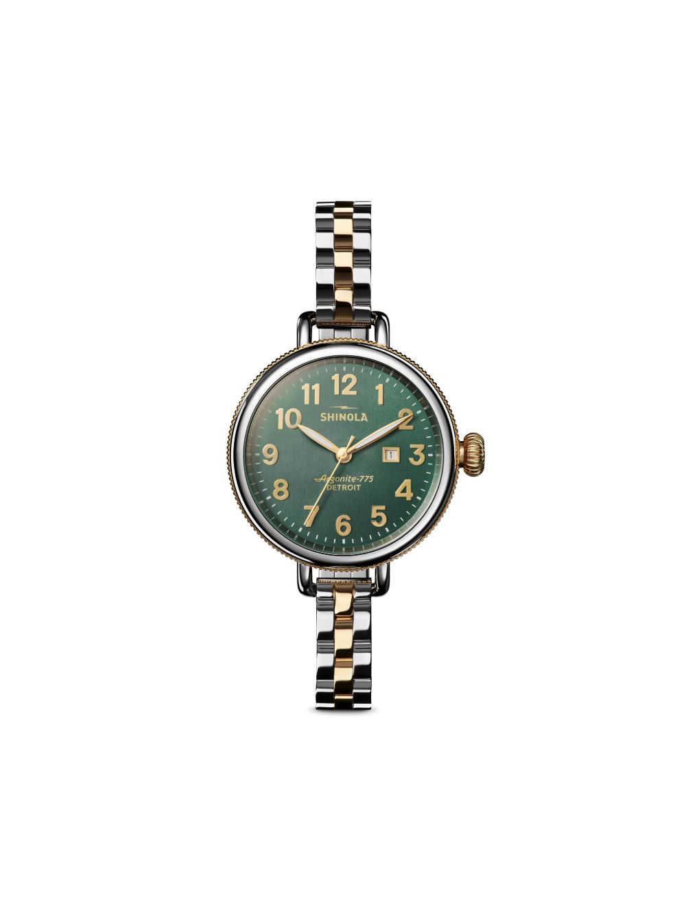 Shinola Birdy 3HD 34毫米腕表 - 绿色