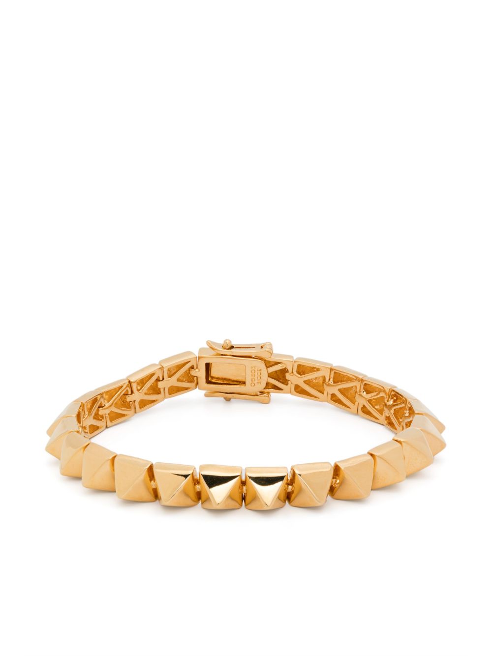 Eddie Borgo 12K镀金纯银 Pyramid 手链 - 金色