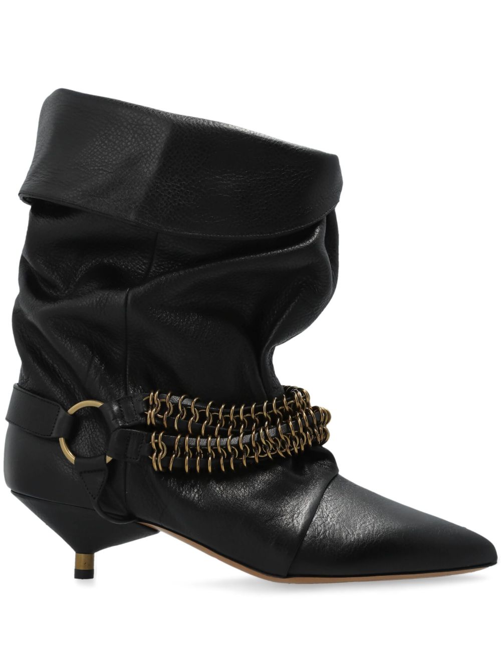 ISABEL MARANT 经典皮靴 - 黑色