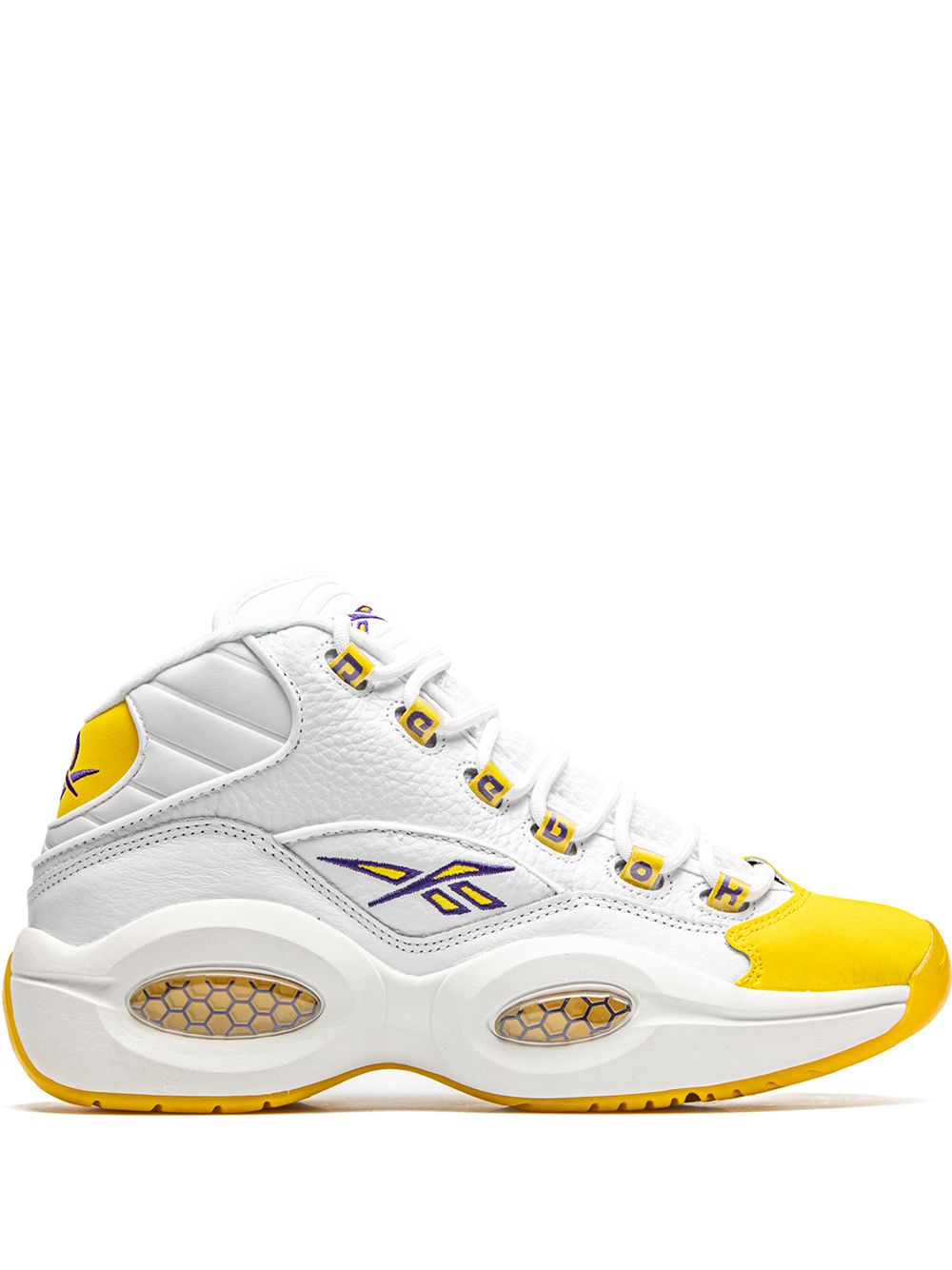 Reebok "Question Mid ""Yellow Toe - Kobe"" 运动鞋" - 白色