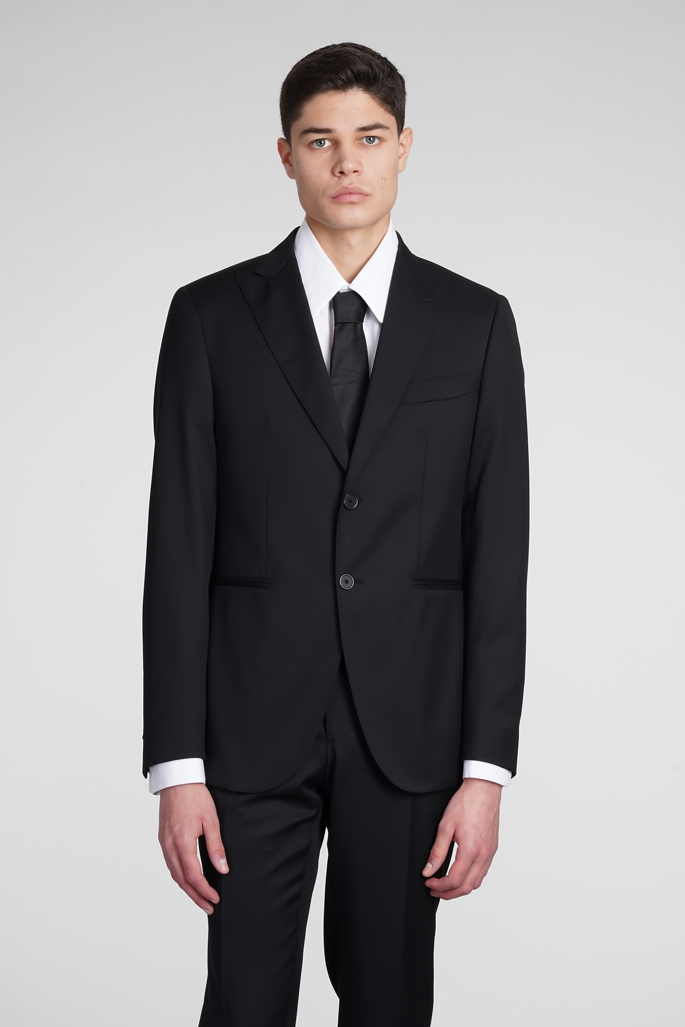 Santaniello In Black Wool