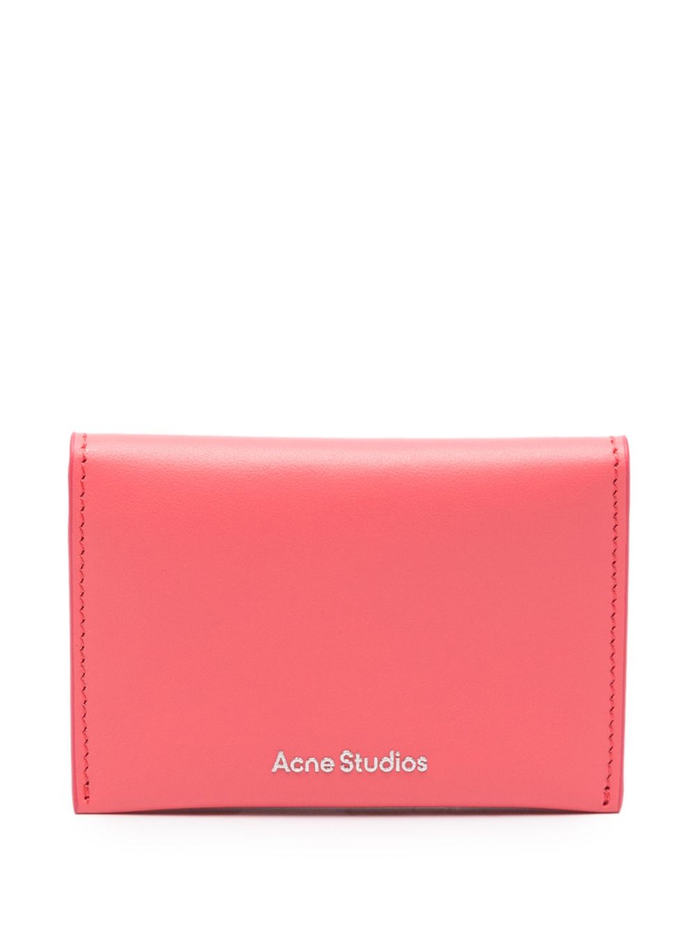 Acne Studios logo皮质卡夹 - 粉色