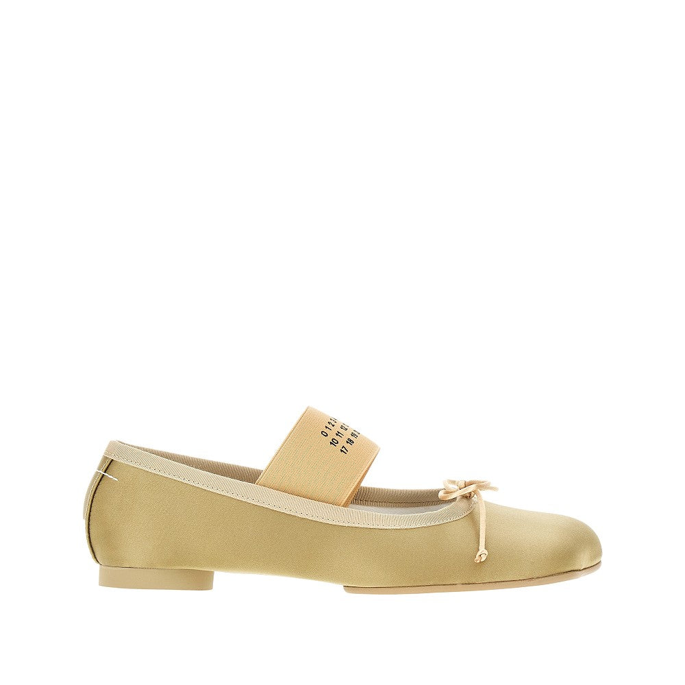 MM6 'Anatomic' satim ballet flats Woman 35+