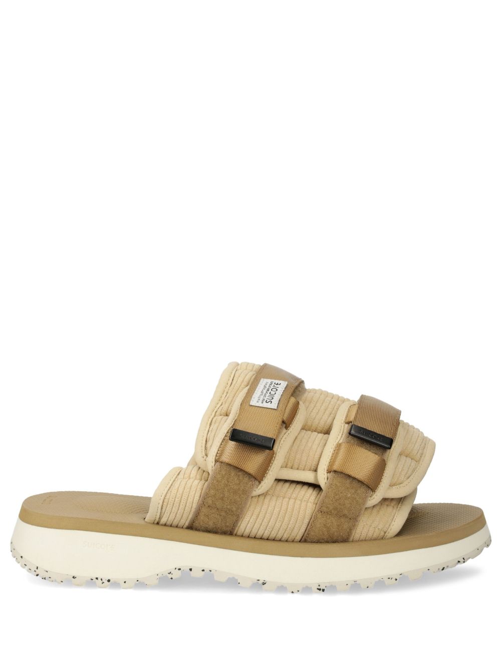 Suicoke 魔术贴平底凉鞋 - 中性色