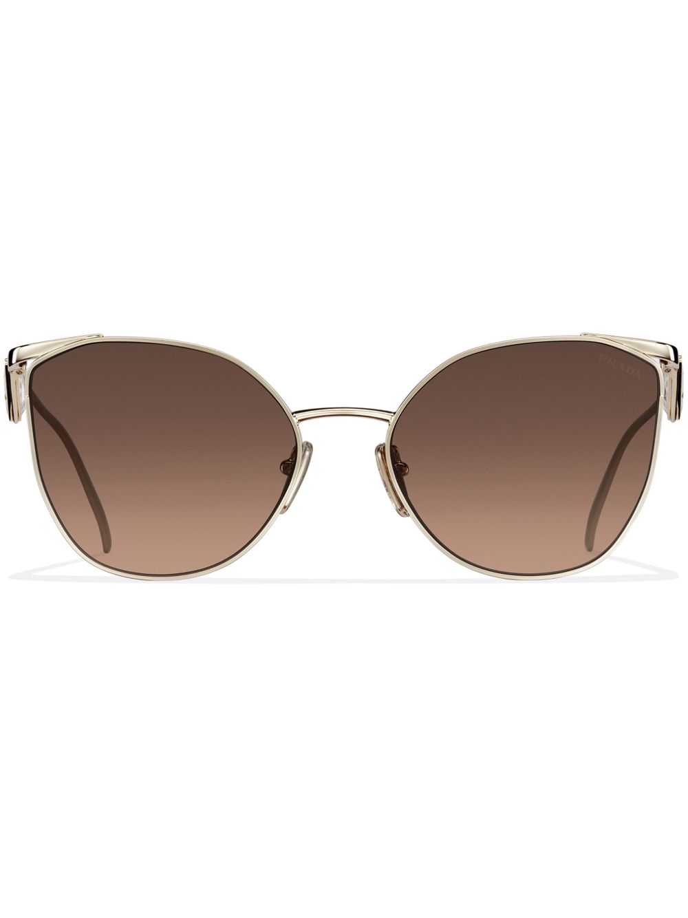 Prada Eyewear 渐色猫眼框有色镜片太阳眼镜 - 中性色