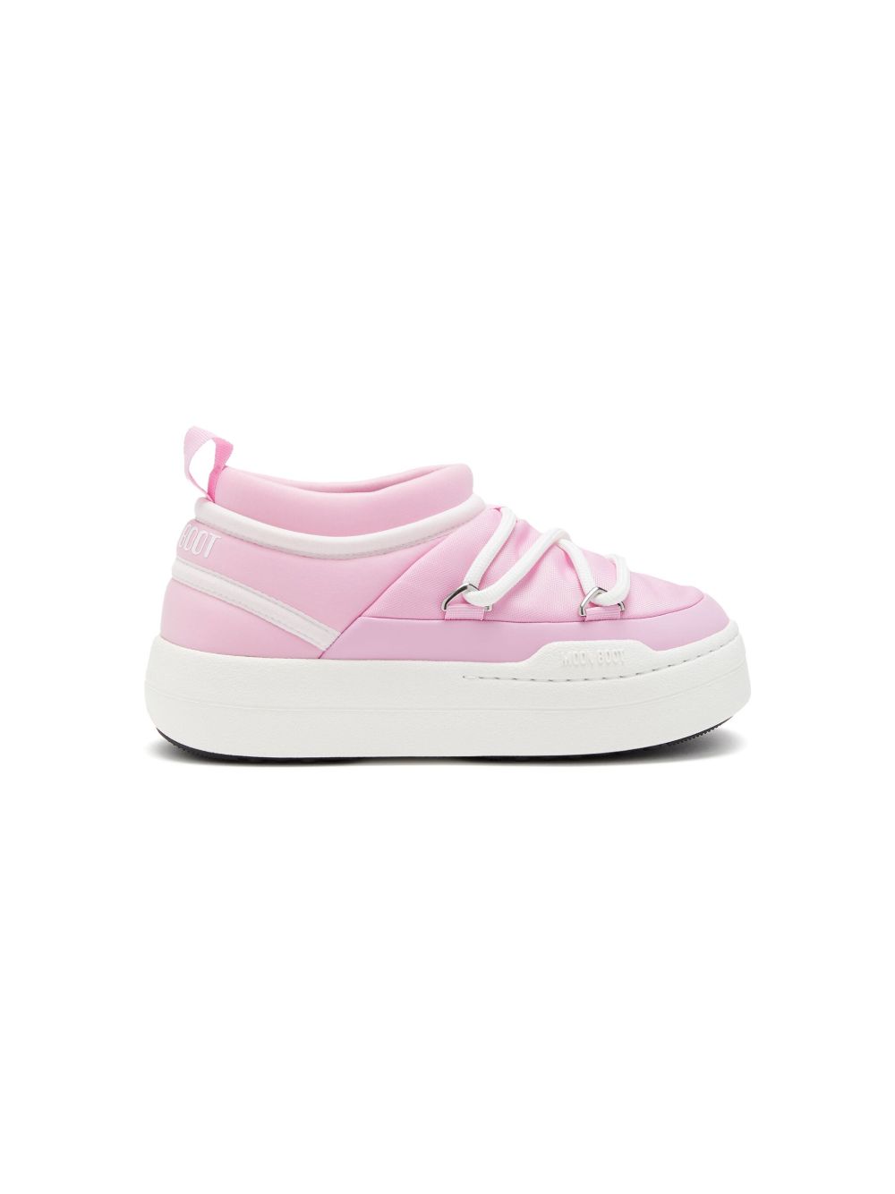 Moon Boot Kids Icon 系带运动鞋 - 粉色
