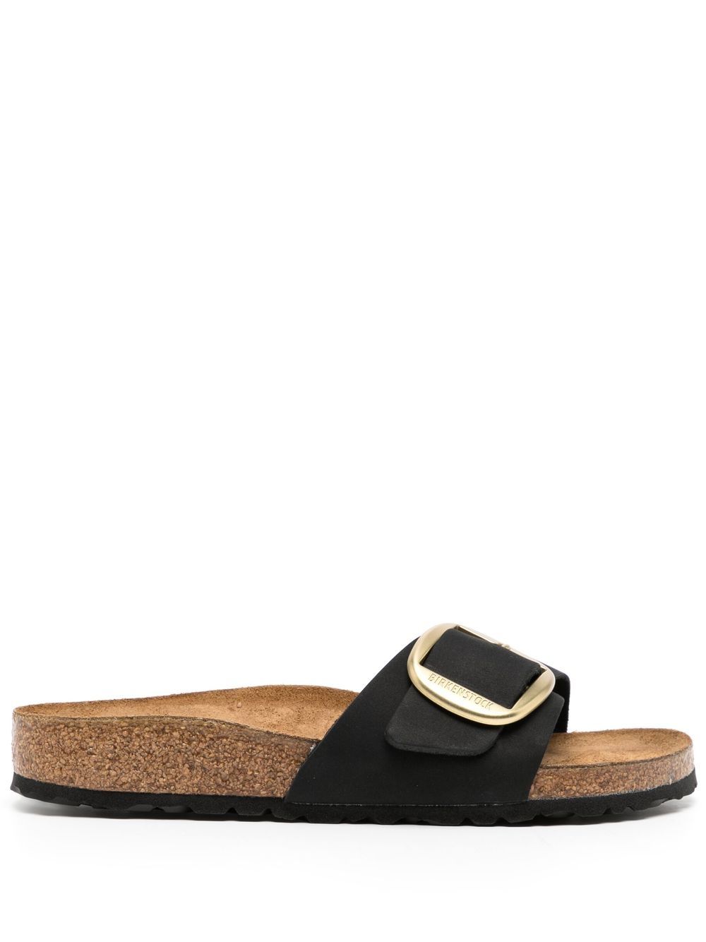 Birkenstock Madrid 扣环细节凉拖鞋 - 褐色