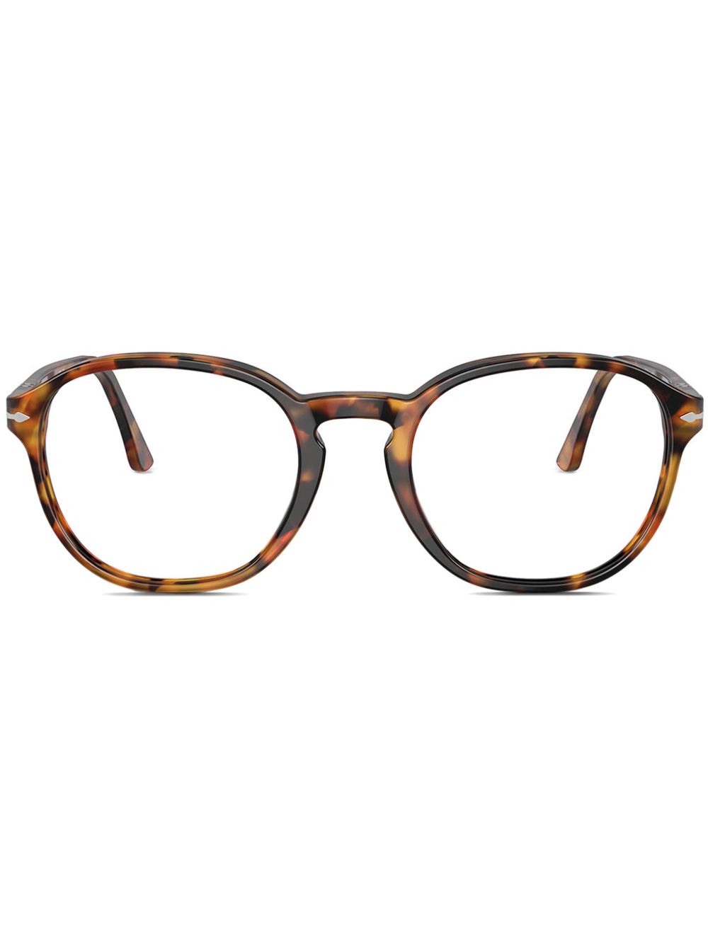 Persol 玳瑁纹眼镜 - 褐色