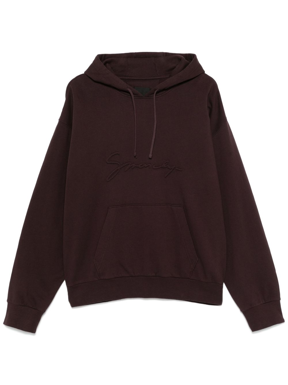 Givenchy logo压纹连帽衫 - 紫色