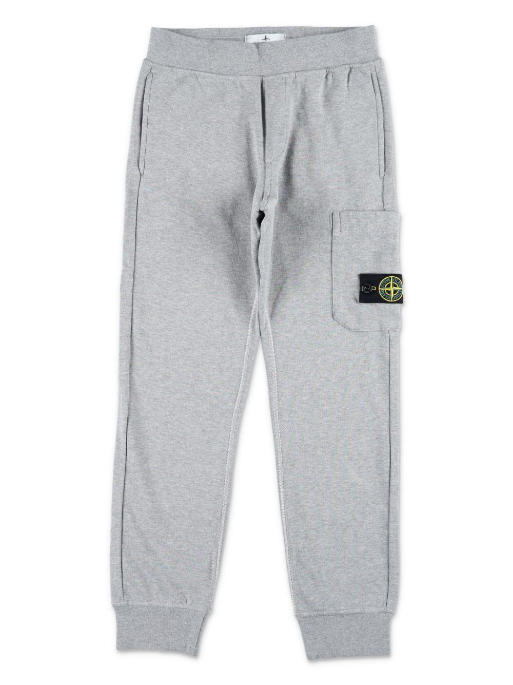 Stone Island Junior 罗盘徽章运动裤 - 灰色