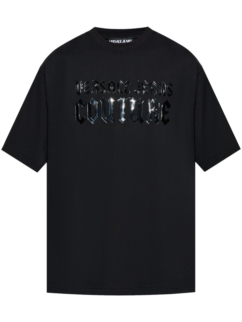 Versace Jeans Couture 标贴T恤 - 黑色