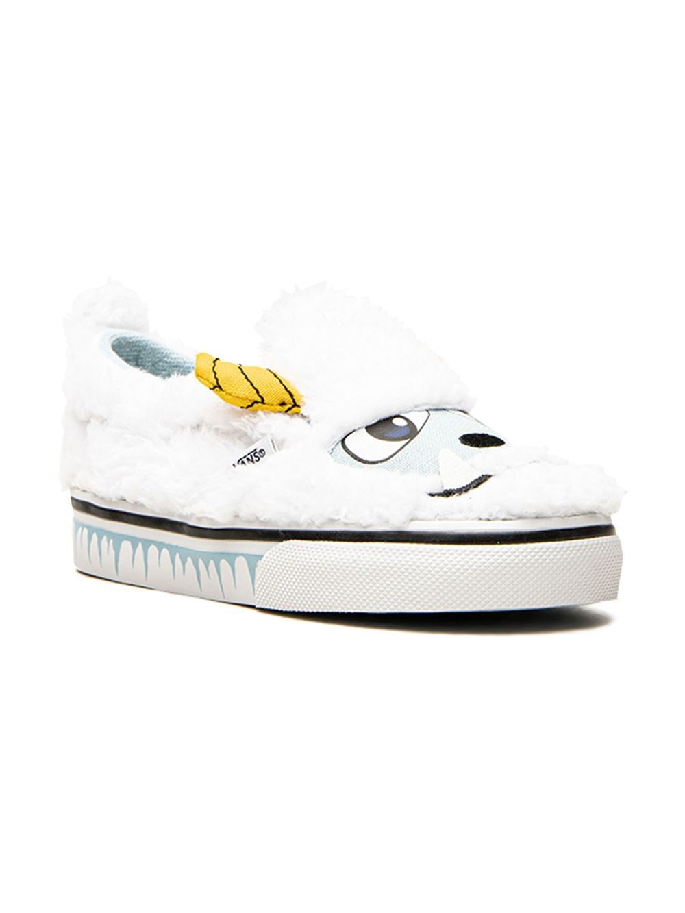 Vans Kids Yeti 套穿式运动鞋 - 白色