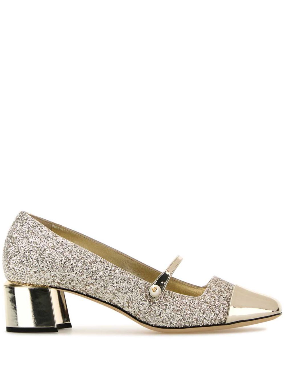 Jimmy Choo Elisa 低跟鞋（4.5厘米） - 金色